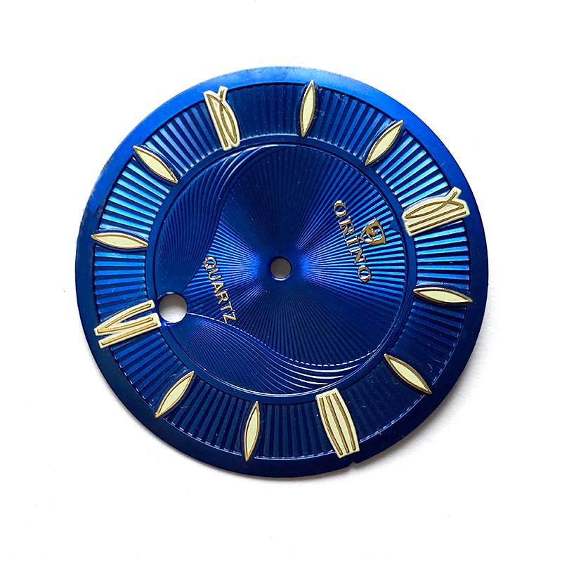 Guilloche watch dial