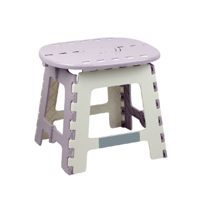 Portable Chair Seat Step Stool Plastic Step Stool For Home Bathroom Kitchen Garden Camping Non-slip Folding Seat