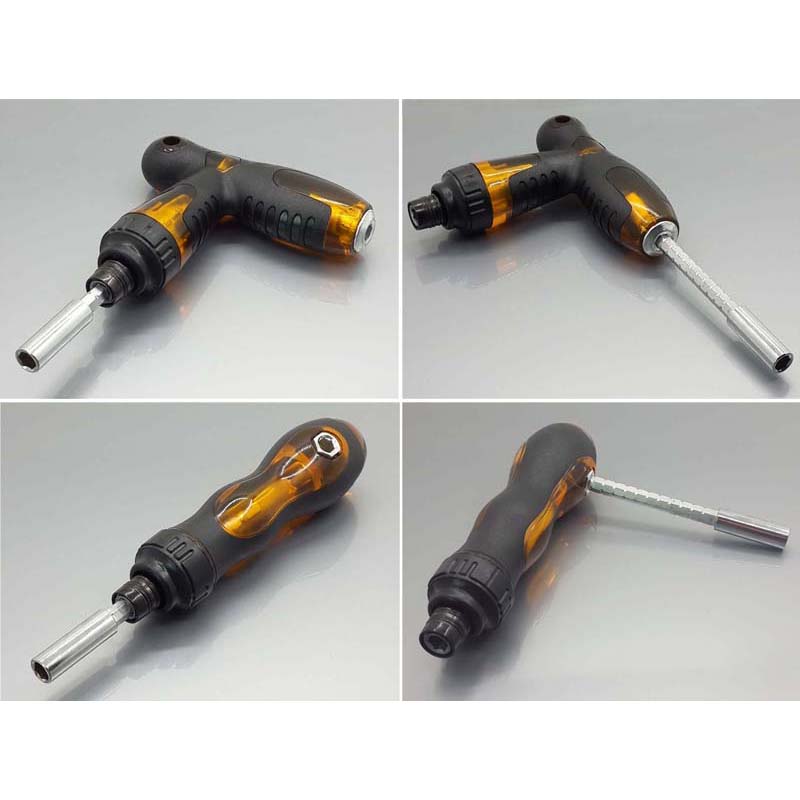 1PC Telescopic Slotted Phillips Drivers Magnetic Bits Adjustable Screwdriver Set Ratchet Wrench Socket Repair Hand Tools