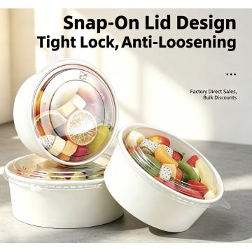 Custom Printed Disposable Salad Food Packaging Containers