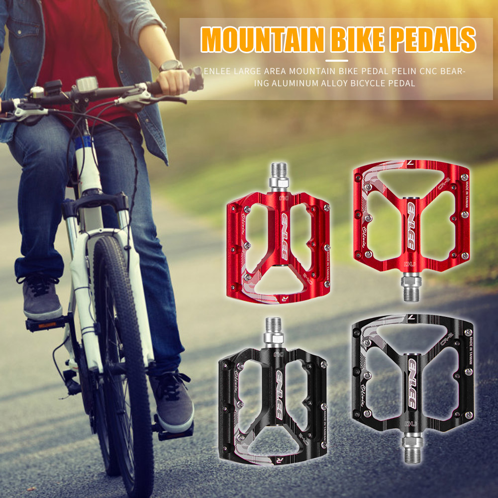 Sealed Bearing Bicycle Pedal Anti-slip Pedals Outdoor Aluminum Alloy MTB Bike Anti-resistance Repairing Elements for ENLEE CNC