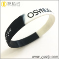 gradient mixed color silicone bracelet for event