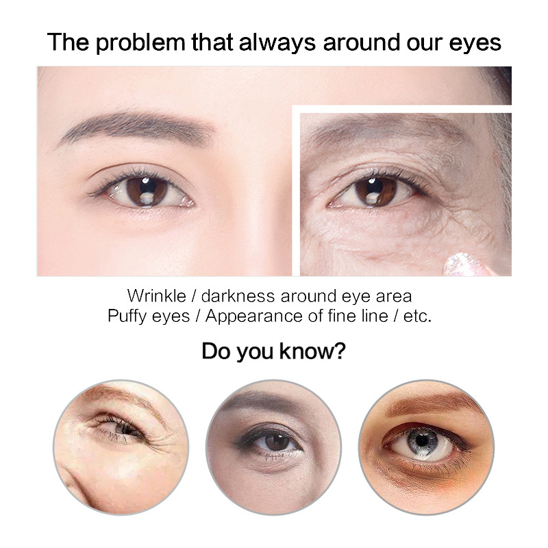 Gold Collagen Moisturizing Nourishing Eye Mask Enhances Firming and Eliminates Fine Lines and Dark Circles Eye Patch TSLM2