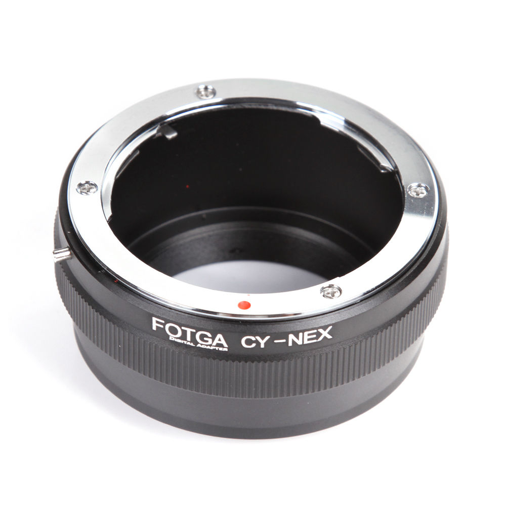 FOTGA Lens Adapter Ring for Contax Yashica CY to Sony E Mount A7III A9 NEX-7 NEX-3 NEX-5T/5 NEX-6 Cameras