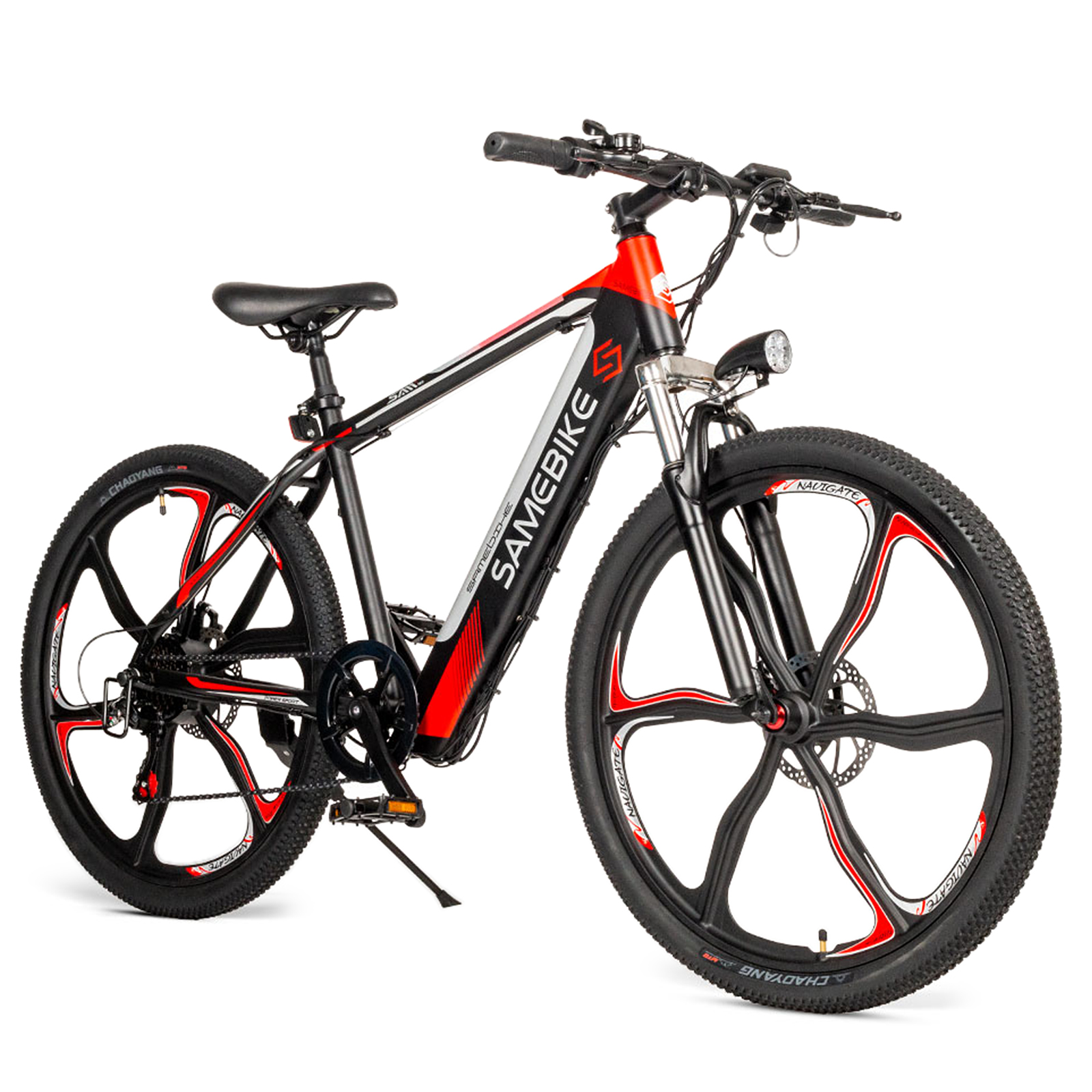 Samebike SH26 26 Inch Electric Bicycle 350W 8AH Power Assist Motor E-Bike Shock Design 30km/h E-Bike with Dual Disc Brakes US