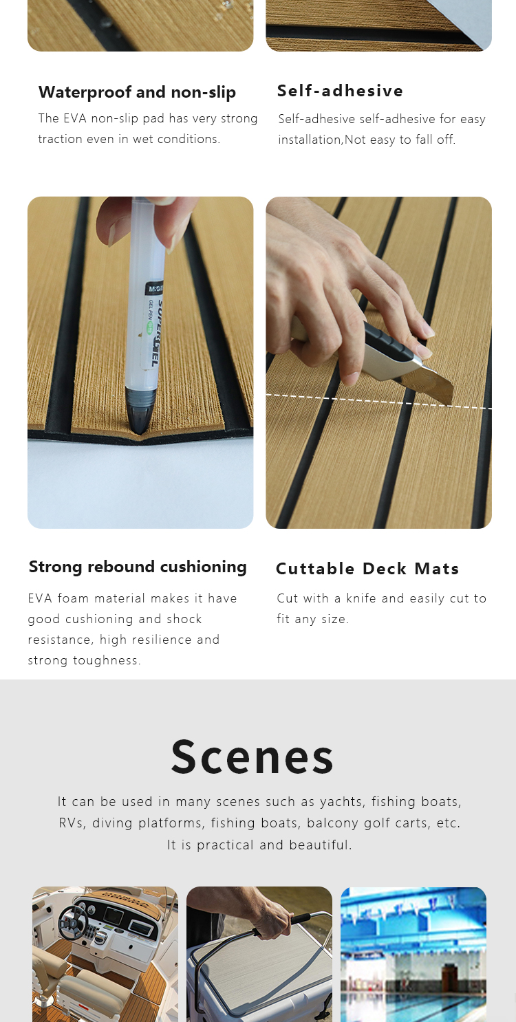 eva sheet with strong adhesive