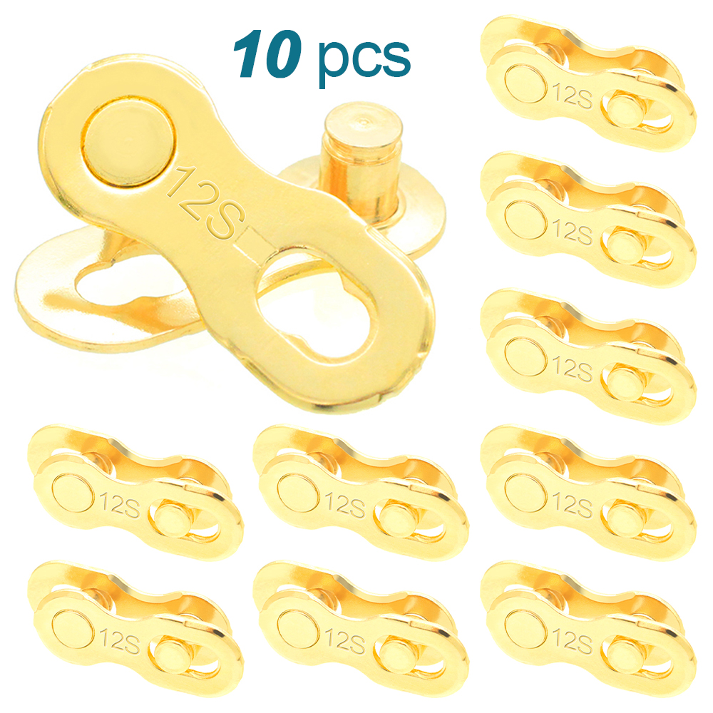 10pcs 6/7/8/9Bicycle Chain/10/11/12 Speed Bicycle Chain Connector Lock Bicycle Chain Connecting Quick Link