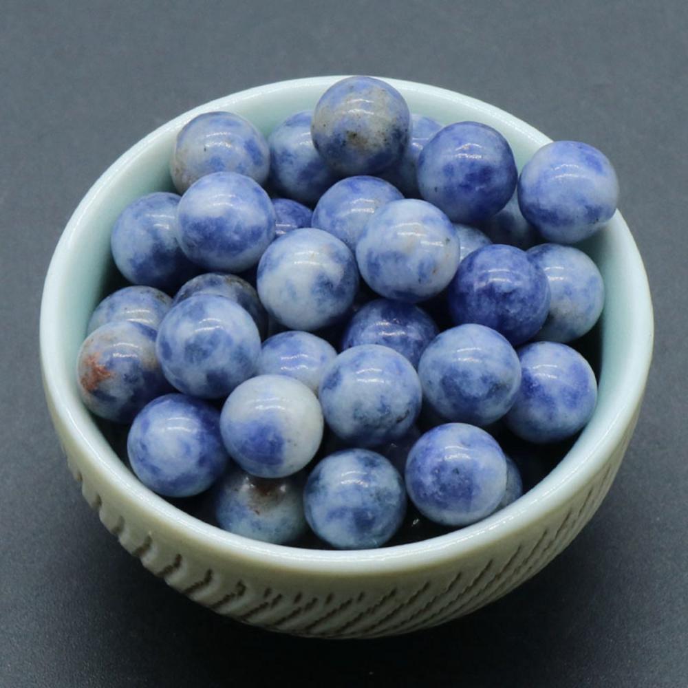 20MM Sodalite Chakra Balls for Stress Relief Meditation Balancing Home Decoration Bulks Crystal Spheres Polished