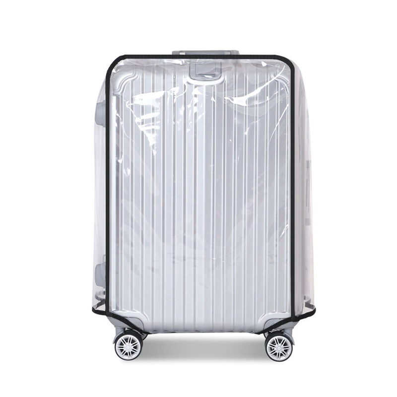 PVC Transparent Luggage Case Cover Wateproof Dustproof Travel Bag Cover Clear Suitcase Cover 7 Size 18-30inch