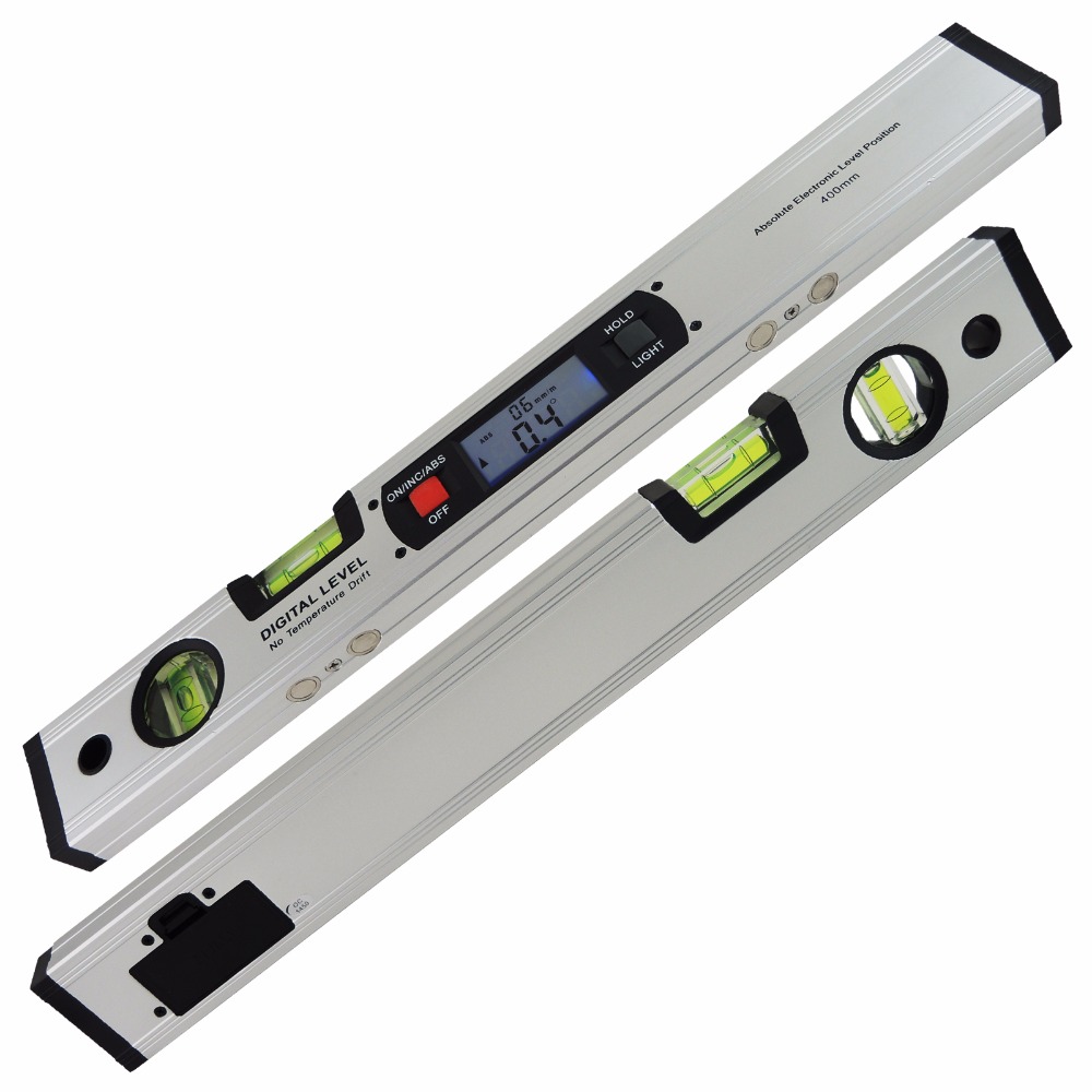Digital Angle Finder Level 360 Degree Range Spirit Upright Inclinometer with Magnets Protractor Ruler