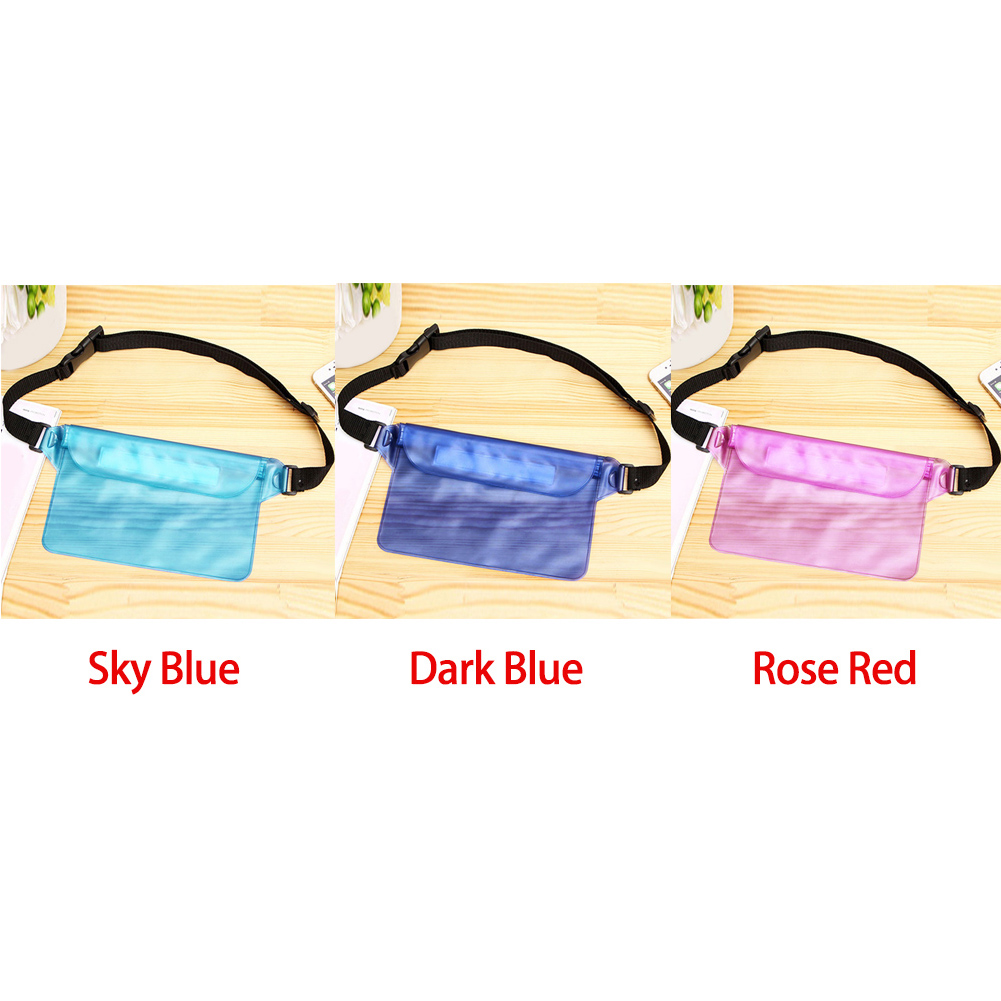 2021 Waterproof PVC Ski Drift Diving Swimming Bag Underwater Dry Shoulder Waist Pack Bag Pouch for iphone 12 case cover camera