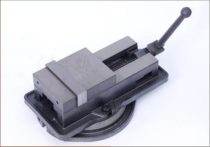 Milling machine heavy duty CNC precision vise 4 inch T tooth machining center special angle fixed vise with rotating base