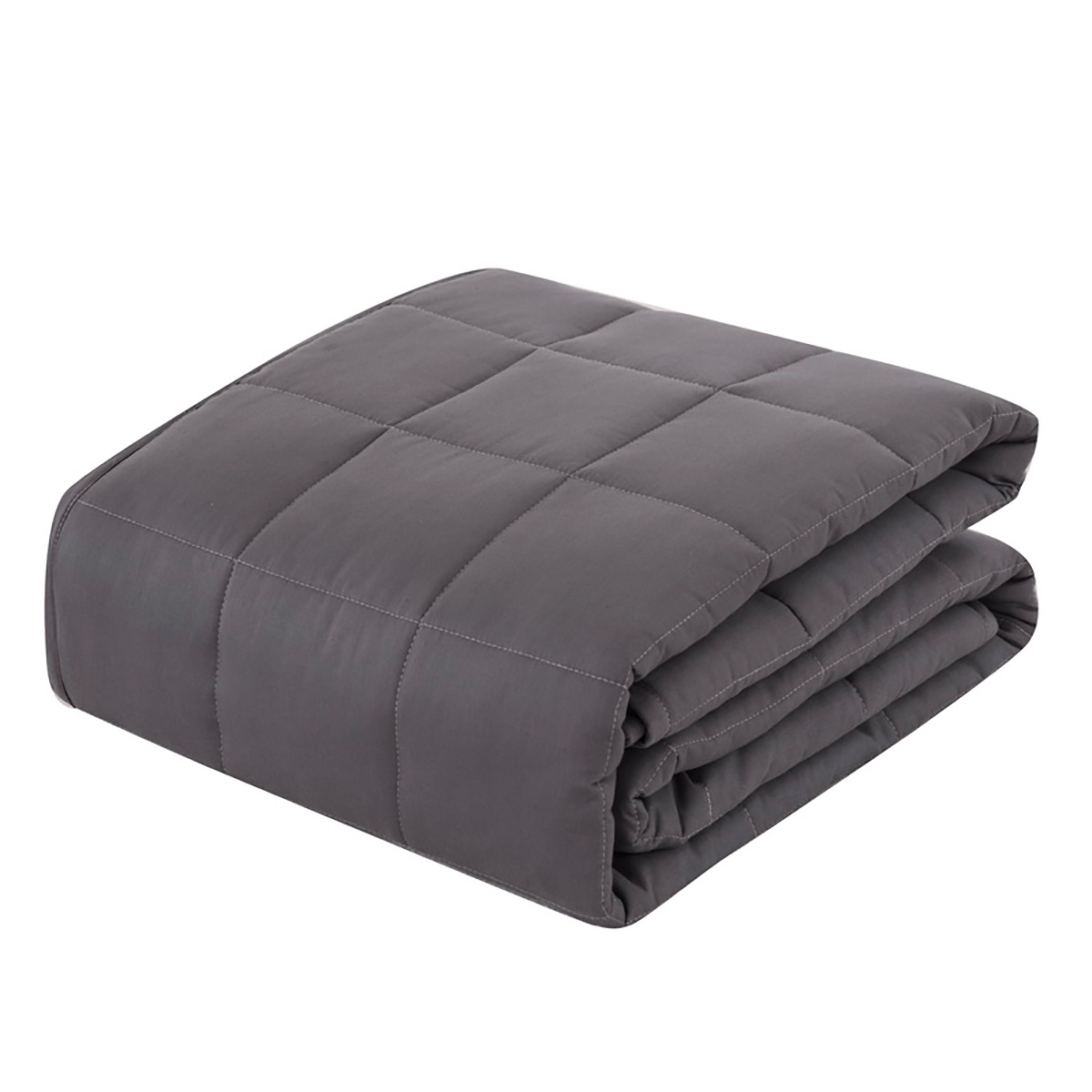 Portable Weighted Blanket For Adult Blankets Decompression Sleep Aid Pressure Sleeping Heavy Winter Blanket Dark Grey Cotton