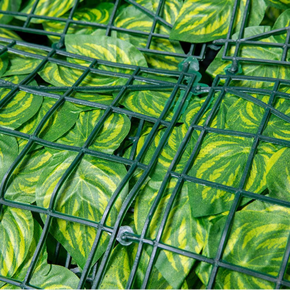Artificial Leaf Garden Fence Screening Roll UV Fade Protected Privacy Artificial Fence Wall Landscaping Ivy Garden Fence Panel