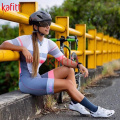 Kafitt cycling wear suit summer women's short-sleeved jumpsuit cycling wear roupa ciclismo go pro sportswear triathlon tights