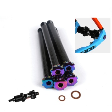 Carbon Fiber MTB Road Bike 12mm 15mm Shaft Front Rear hub Skewers Wheel Axis Hub Shaft 15x100 15x110 12x142 12x100 12x148