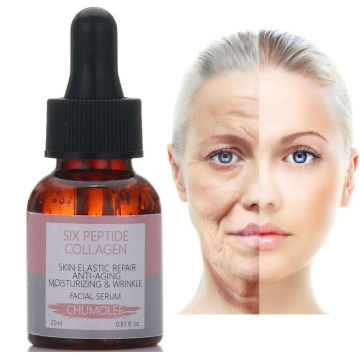 Chumolee Six Peptides Face Serum Anti-aging Wrinkle Essence Cream Whitening Firming Moisturizing Skin Care Serum