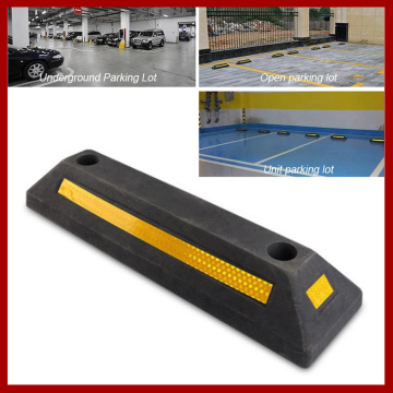 Car Wheel Chock Heavy Duty Antislip Stopper Curbs Auto Wheel Fixed Tires Guide Block Strength For Car Van Truck Parking Safety H