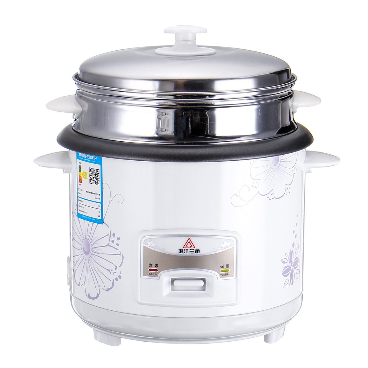 warmtoo 1.5/2/3L Automatic Electric Non-Stick Rice Cooker Food Steamer Cooking Warmer 220V 50Hz Mechanical Switch Button
