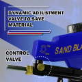 LEMATEC Gravity Feed Sandblasting Gun Air Sandblaster Sand spray gun for rust remove Sandblaster air tools abrasive machine
