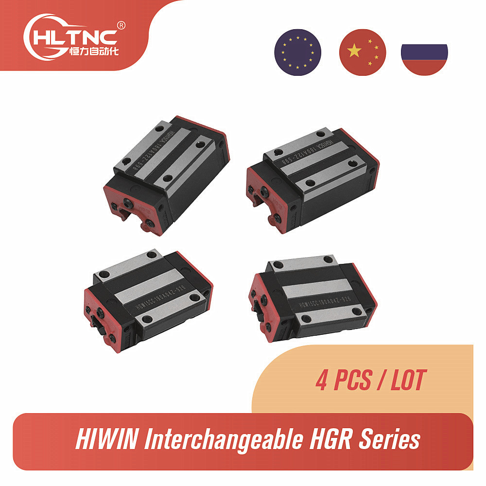 4pcs/lot HGH15CA HGW15CC slider block HGH15 CA HGW15 CA HGW15 CC match use HGR15 linear guide for linear rail CNC diy parts
