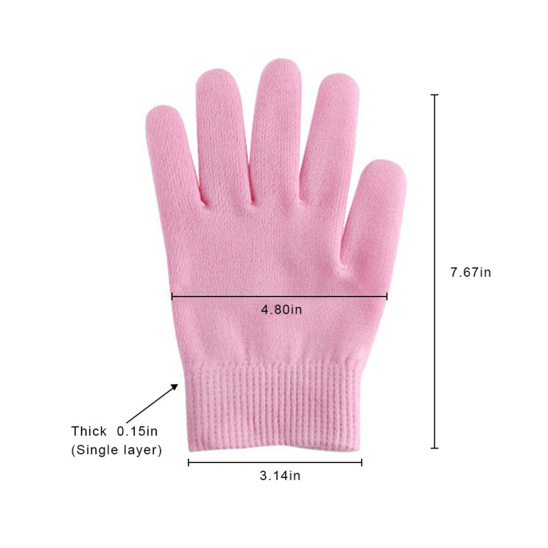 6 Color Gel Spa Silicone Gloves Soft Whiten Exfoliating Moisturizing Treatment Hand Mask Care Repair Women Lady Skin Beauty Tool