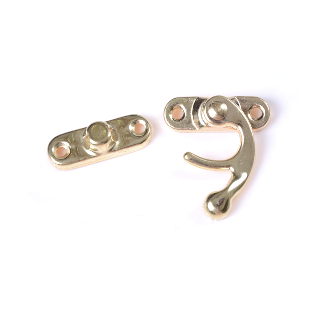 5pcs Antique Bronze Iron Padlock Hasp Hook Lock Hardware For Mini Jewelry Box For Furniture