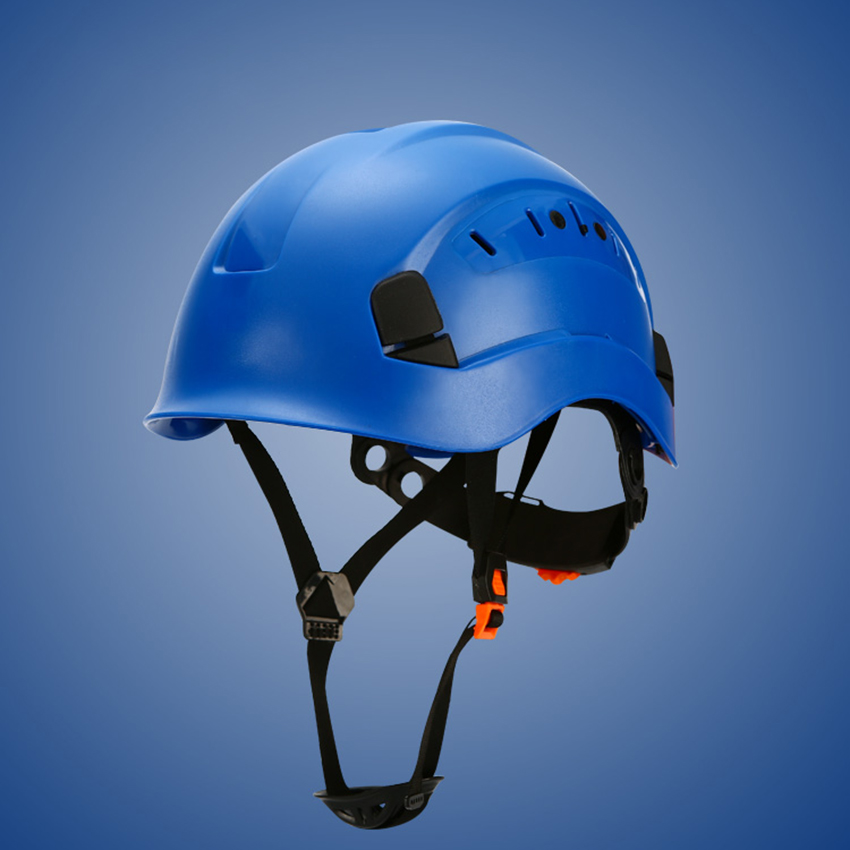 Safety Hard Hat - Adjustable ABS Climbing Helmet - 6-Point Suspension, Protective Helmet for Riding, Climbing and Construction