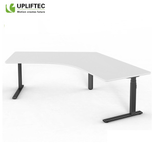 L Shape Adjustable Desk 1900mm Width