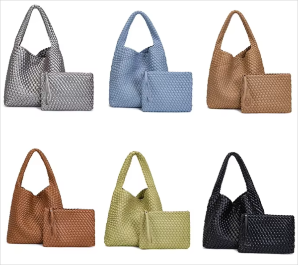Handmade woven handbag