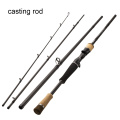 Obei Travelfising Casting Fishing Rod And Fishing Reel Combo 1.98/2.1/2.4m Lure Bass Travel Rod Baitcasting Carp Reel