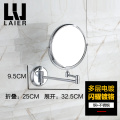gold bath mirror zoom makeup mirror bathroom accessories wall Magnifying Dual Arm Extend 8 inch