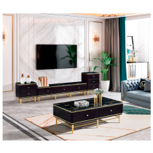 Light Luxury Coffee Table TV Cabinet Combination
