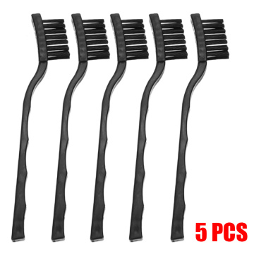 5sets Black Anti Static ESD Cleaning Brush Electronic Component Repair Cleaning Brush for Mobile Phone Laptop PCB BGA