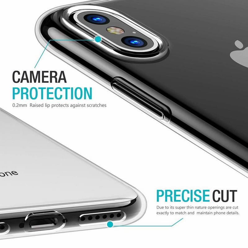 Ascromy For iPhone 11 Pro Max Case Premium Clear Soft TPU Gel Transparent Cover Protection For iPhone XS Max XR X 8 7 6s 6 plus