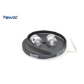 POWGE 2pcs 20 teeth GT2 Timing Pulley Bore 5mm 6mm 6.35mm 8mm + 3Meters GT2 Open timing Belt width 6mm 2GT pulley 20Teeth 20T