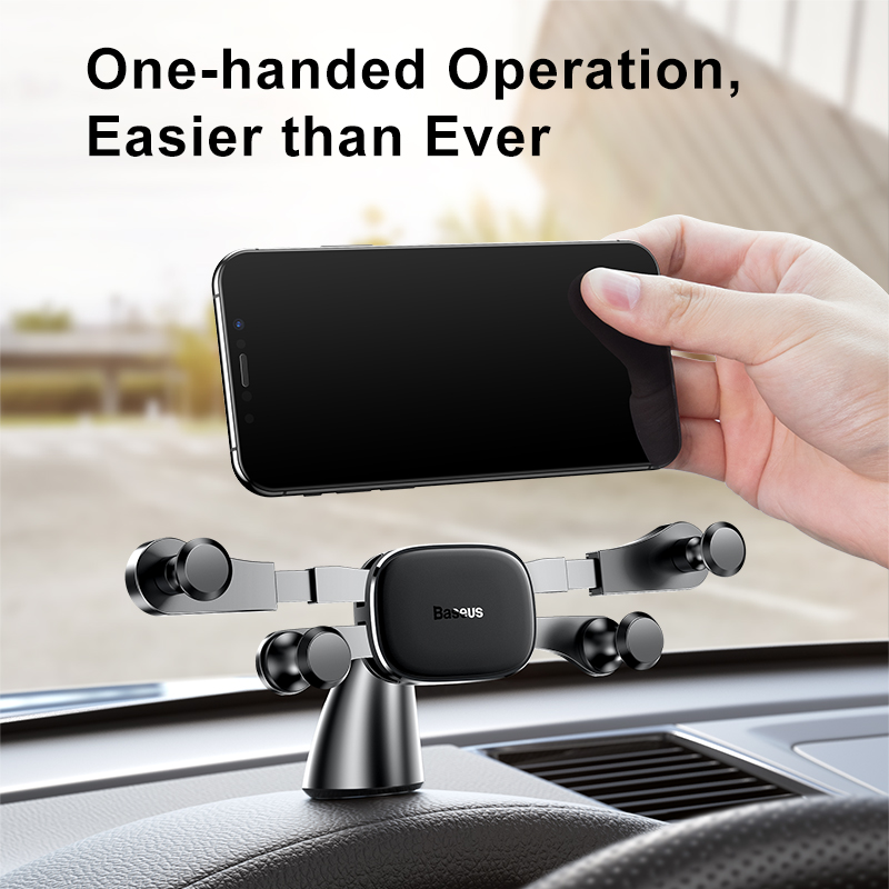 Baseus Dashboard Car Phone Holder For iPhone 11 X Samsung Huawei Xiaomi Gravity Car Holder For Phone In Car Mount Holder Stand