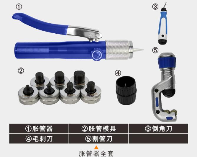 CT-300A manual reamer tube expander copper swaging copper pipe tube expanding tool hydraulic pipe expanders tool