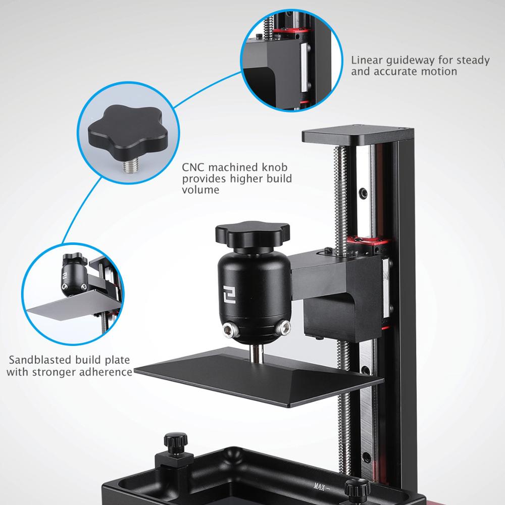 ELEGOO MARS 2 PRO Mono SLA 3D Printer UV Photocuring LCD 3D Printer with 6 inch 2K Monochrome LCD Printing Size 129x80x160mm