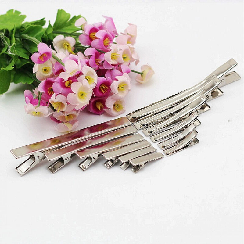 20pcs/lot DIY Hair Jewelry Single Alligator Crocodile/Duckbill Hair Clips With Teeth Hairpins Hair Grip Girls Hair Accessories