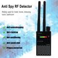 2.4G Wifi RF Signal Finder Anti Candid Camera Detector Spy Audio Bug GPS Tracke GSM Wireless Device Scanner