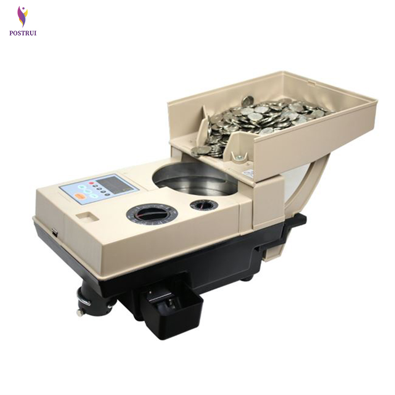 CS-200 High-speed Coin Counter Coin Sorter Game Currency Counting Machine Capacity Of 2000 Pieces 220V/50HZ