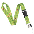 CA95 Avocado Fruit Lanyards For keychain ID Card Pass Mobile Phone USB Badge Holder Hang Rope Lariat Lanyard 1PCS
