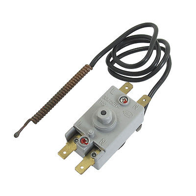 WQS93-12 Electric Water Heater Kettle Thermostat AC 250V 20A 4 Pin Terminals