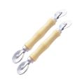 Screen Roller Household Tool Accessories Wooden Handle Steel Wheel Wire Mesh Rolling Tool For Installing Doors And Windows