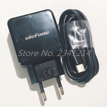 New For Ulefone Power 5 USB Adapter Charger EU Plug Travel 5A 5V. Quick Charge +Type-C USB Cable For Ulefone Power 5 phone