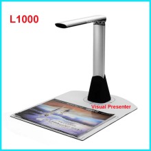 L1000 Mini A3 A4 A5 10 Mega 3672 * 2856 Document Book Photo ID Camera Scanner USB2.0 Interface type 24 bits Visual Presenter