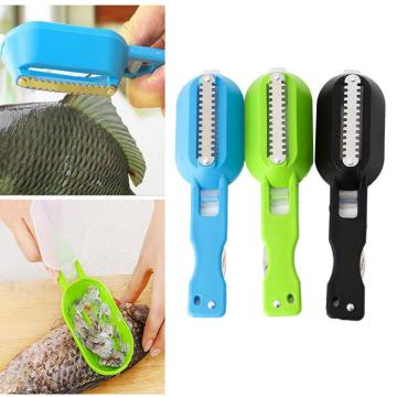 Home Kitchen Accessories Portable Fish Skin Scale Scraper Fish Remover Scraper Peeler Scaler Cleaner Kitchen Gadgets Fish Scrap