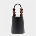 Pudding-shaped Glass Bead Handbag Exquisite Design