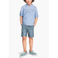 Boys' short sleeve stripe pullover shirt